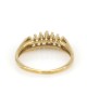 Marquise Diamond Rooftop Ring in Gold